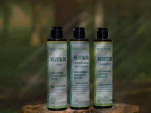 KIT COMPLETO PARA SAÚDE E BELEZA DOS CABELOS- TRATAMENTO DA RAIZ AS PONTAS-COM OS MELHORES ATIVOS NATURAIS E VEGANOS-ESTE KIT COM 3 PRODUTOS DA LINHA REVITA OIL